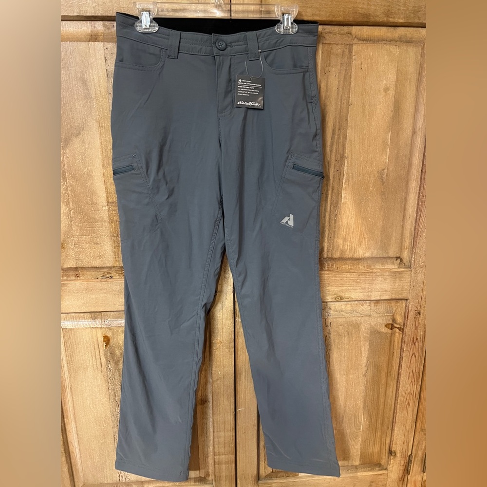 Eddie Bauer Guide Pro lined pants. Size 4 Graphite, grey